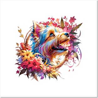 Australian Terrier Joyful Mothers Day Dog Mom Gift Posters and Art